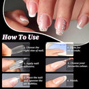 420Pcs Extra Short Coffin Nail Tips, Clear Full Cover Acrylic Gel Nails